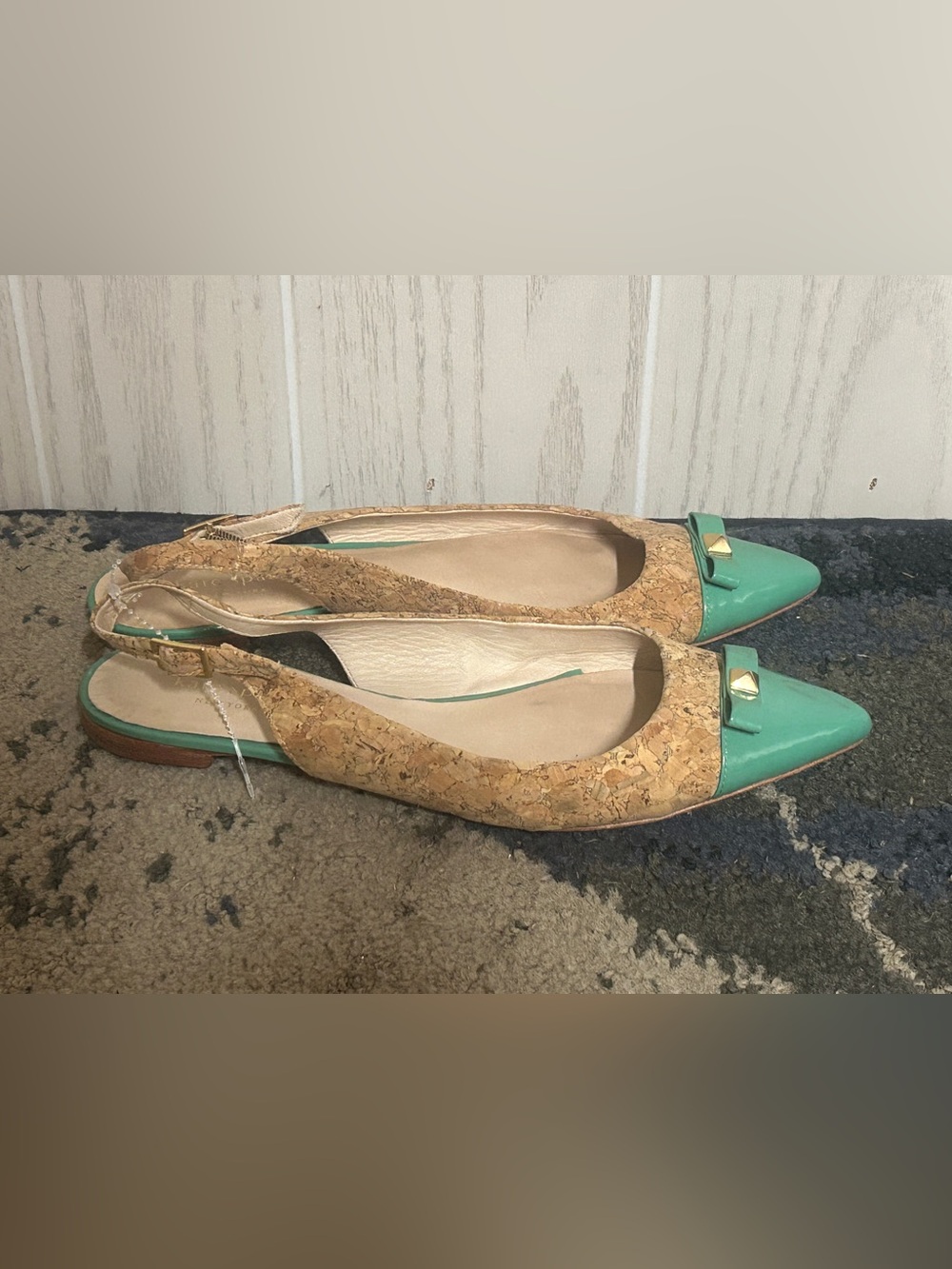 Kate Spade New York Ginny Cork Slingback Flats, size 8